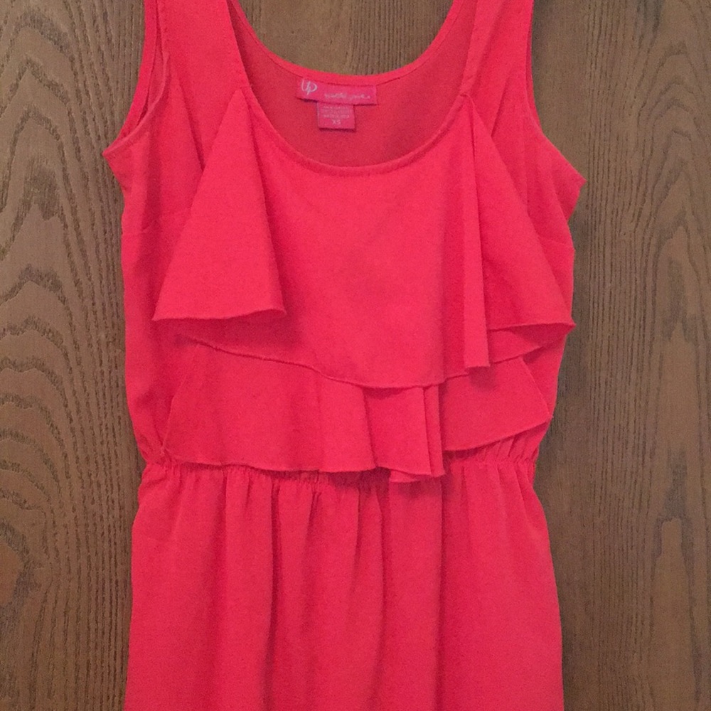 Ultra Pink Ruffle Dress - Picture 3 of 4